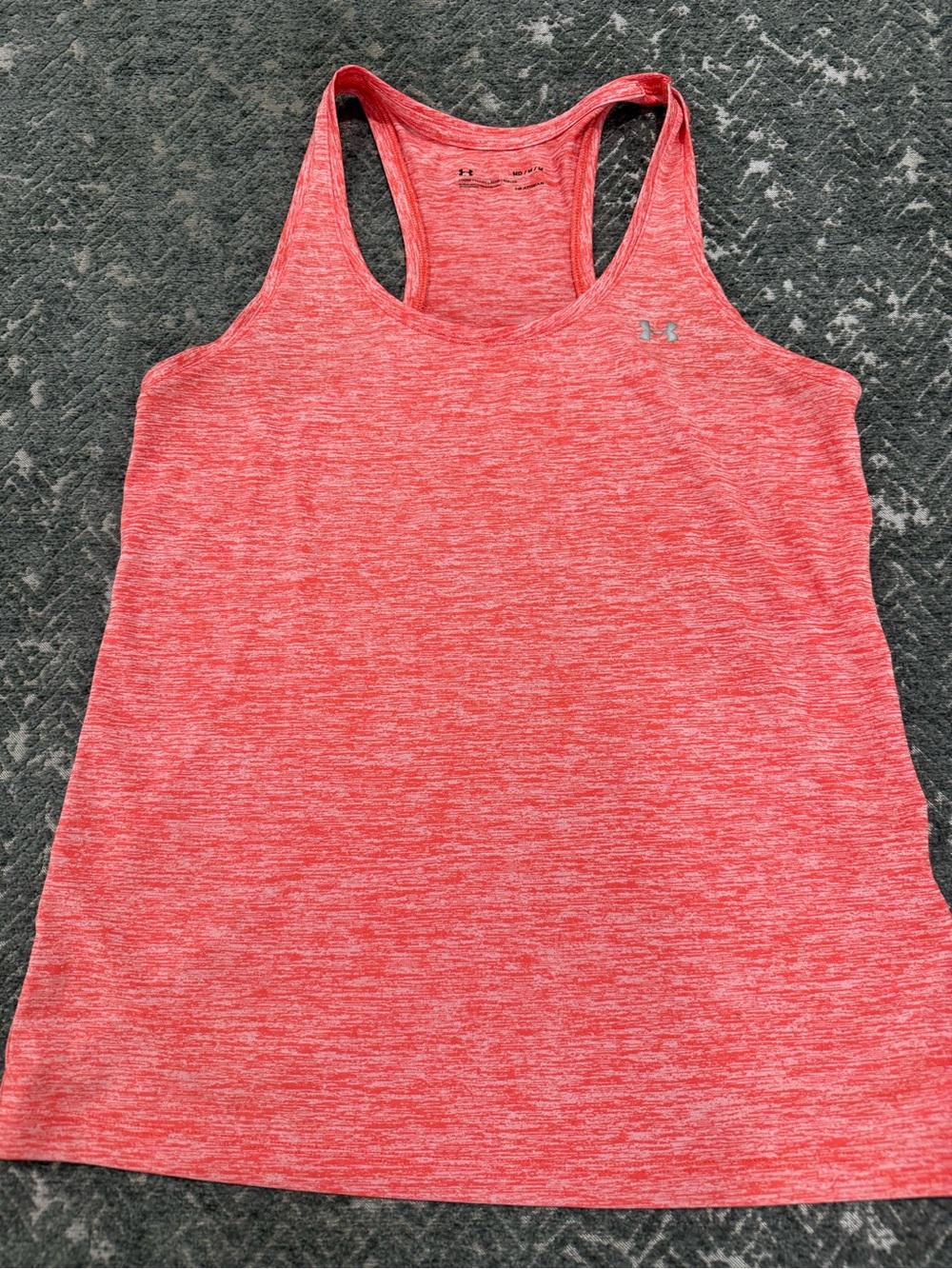 Under Armour HeatGear Women’s Racerback Tank Top Coral Heather (Medium)